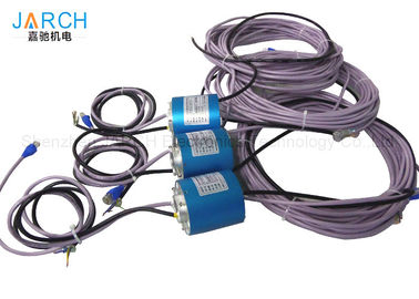 Anello di contatto di Ethernet elettrico con 1 canale, potere/segnale con velocità massima alesata dell'anello di contatto: 500RPM