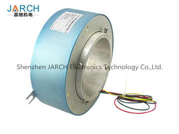 2A ~ 80A 120mm attraverso l'anello di contatto alesato/interfaccia elettrica rotatoria disponibili con Ethernet