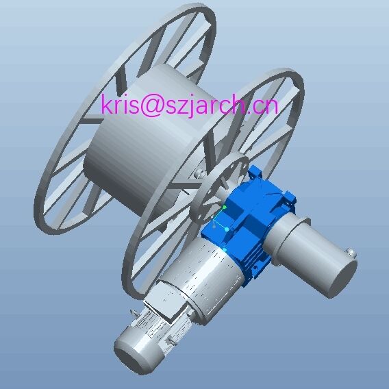 Avvolgicavo per gru a servizio pesante che offre capacità stabili di avvolgimento e svolgimento del cavo, ideale per sistemi di gru a ponte.