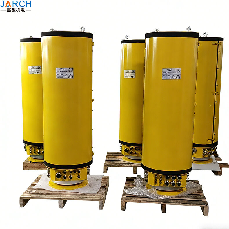 Cavo ad alta tensione bobina Slip Ring torre gru 12,5kv slip Ring collezionista centrale anello per 15kv gru